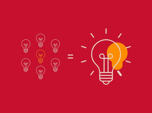 Illustration of light bulbs