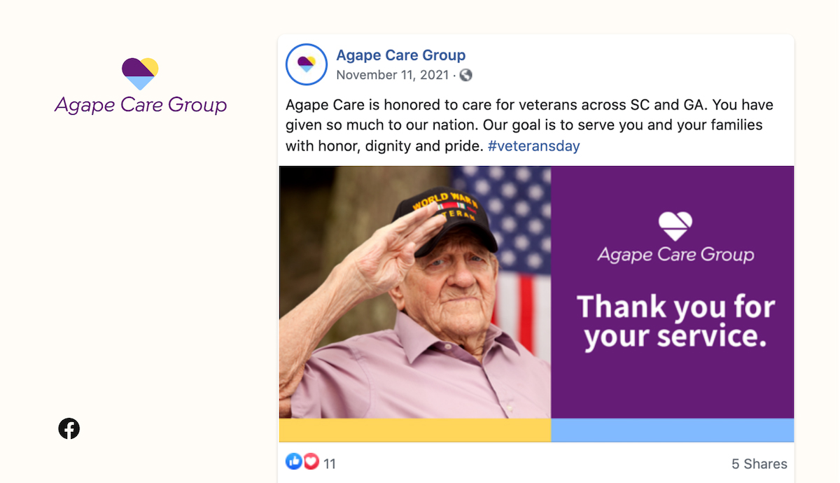 Agape Social Media.