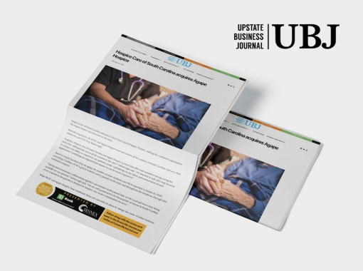 Agape newspaper mockup in UBJ