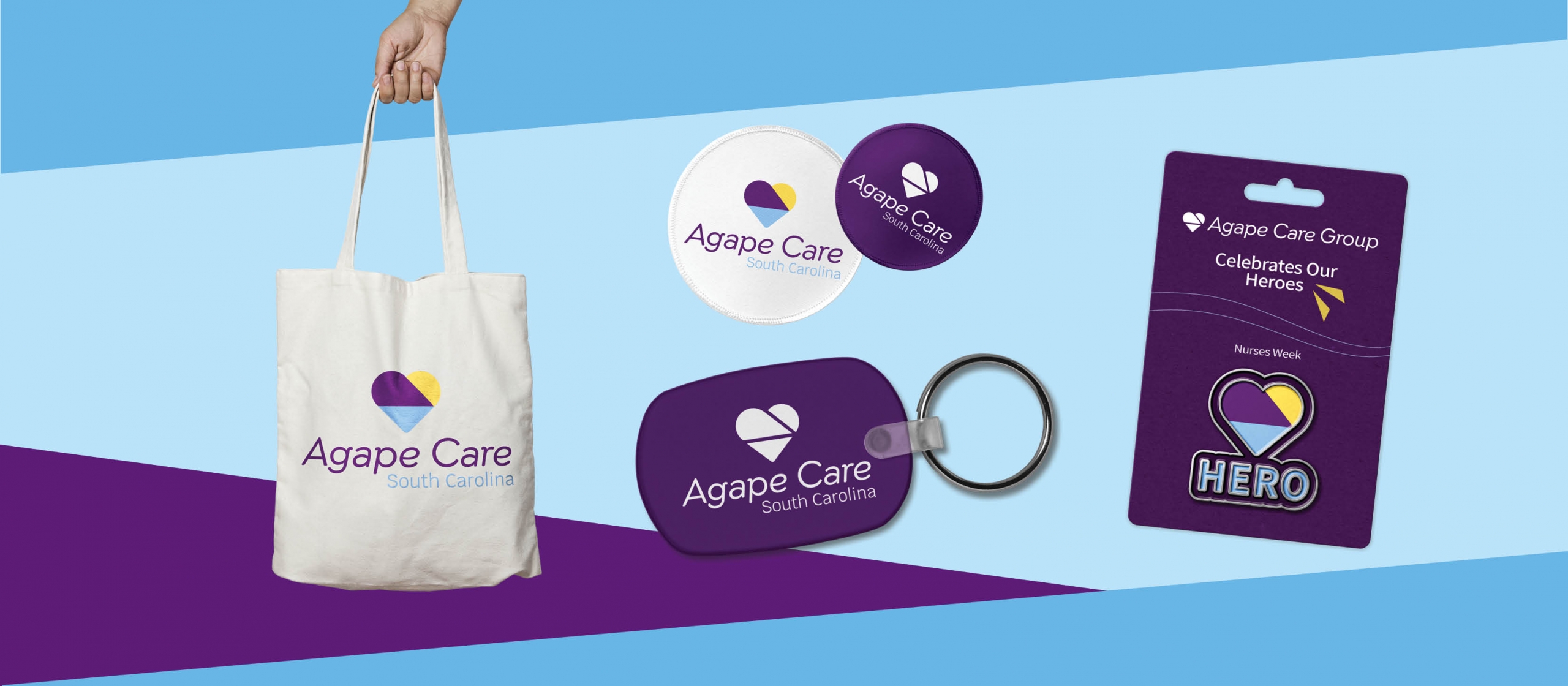 Agape branded materials
